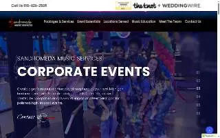 Sandromeda Music Services of Jenison website