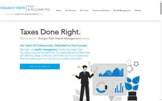 Straight Path Tax & Accounting Solutions, Inc website