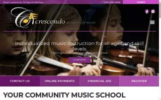 Crescendo Academy of Music website