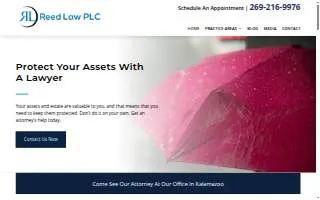 Reed Law PLC website