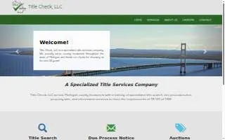 Title Check LLC website