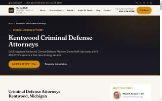 Criminal Defense Attorney Shawn Haff of Kentwood