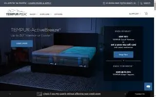 Tempur-Pedic Flagship Store of Kentwood website