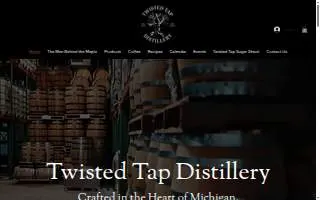 Twisted Tap Distillery website