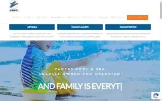 Zagers Pool & Spa of Holland website