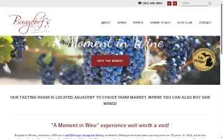 Burgdorf's Winery website