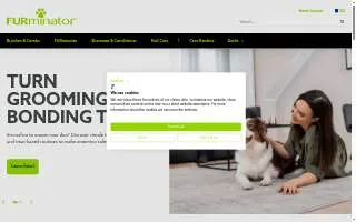 DeShed Pet Grooming website
