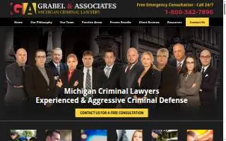 Grabel & Associates Criminal Firm of Lansing website