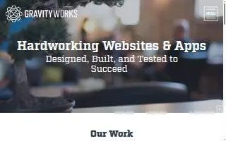 Gravity Works Design & Development of Lansing website