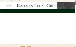 Kallman Legal Group, PLLC of Lansing website