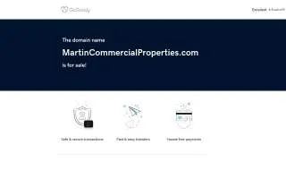 Martin Commercial Properties of Lansing website