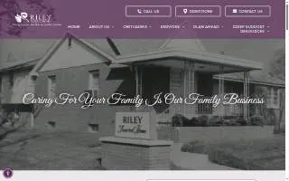 Riley Funeral Home of Lansing website