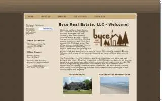 Byce Real Estate Co website