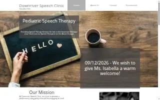 Downriver Speech Clinic of Lincoln Park website