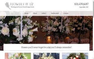 Flowers By Lobb website