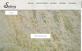 Solosy Funeral Home Inc website