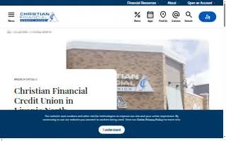 Christian Financial Credit Union of Livonia website