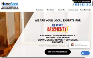 HomeSpec Waterproofing and Foundation Repair of Westland
