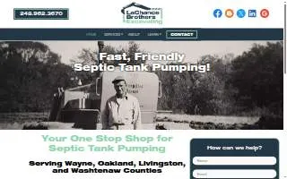 LaChance Brothers Excavating, LLC of Livonia website