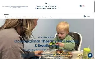 Shooting Star Feeding & Swallowing Therapy website