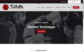 TJMA Dojo & Fitness Center website