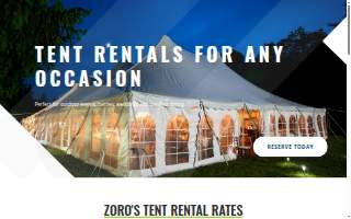 Zoros Tent Rentals