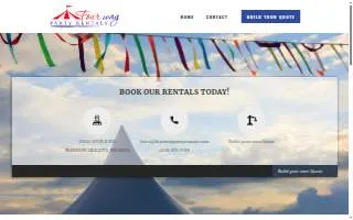 Four Way Party Rentals website