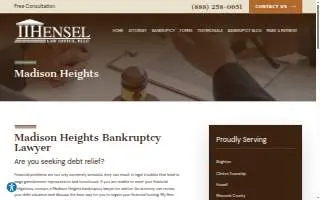 Hensel Law Office, PLLC website