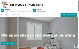 MI House Painters, LLC website