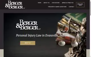 Berger Law website