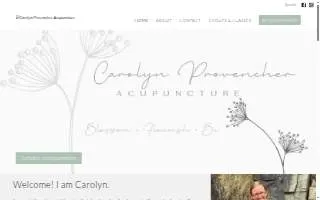 Carolyn Provencher Acupuncture website