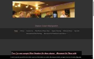 Dance Zone Marquette website