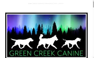 Green Creek Canine website