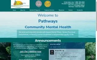 Pathways Community Mental Health website