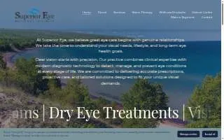 Superior Eye Health & Vision Therapy website