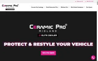 Ceramic Pro Midland website