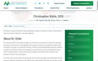 Christopher Kittle, DDS website