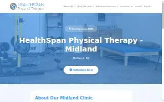 HealthSpan Physical Therapy website