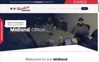 Herbert Roofing website