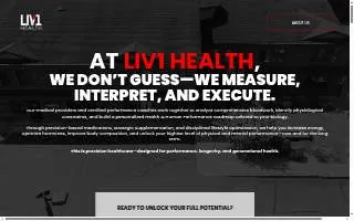 LIV1 Health website