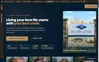 McLaren Dental Associates, P.C. website