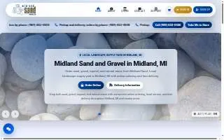 Midland Sand website