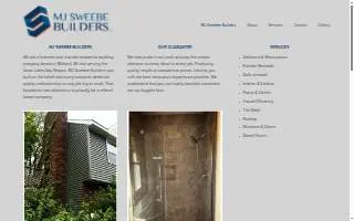 MJ Sweebe Builders LLC website