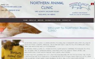 Northern Animal Clinic website