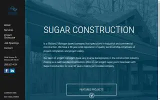 Sugar Construction Inc website