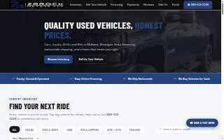 ZBrock Motors website