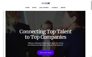 Aggressive Hiring Group website