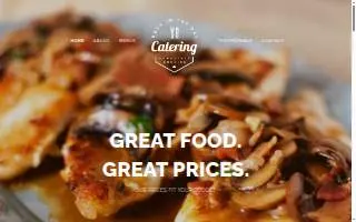 Back In The Day Catering website