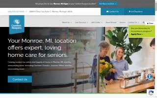Comfort Keepers of Monroe website