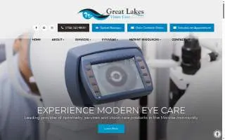 Great Lakes Vision Care website